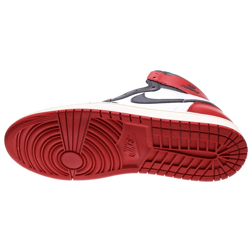 NIKE(ナイキ) AIR JORDAN 1 RETRO HIGH OG BLACK TOE REIMAGINED エアジョーダン1 レトロ OG ブラックトゥリイマジンド ツマ黒 ハイカットスニーカー US11/29cm DZ5485-106