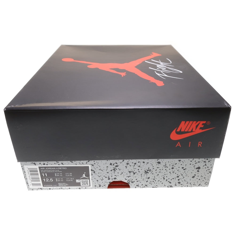 NIKE(ナイキ) AIR JORDAN 4 INDUSTRIAL BLUE エアジョーダン4 インダストリアルブルー ハイカットスニーカー ブルー/ホワイト US11/29cm FV5029-141