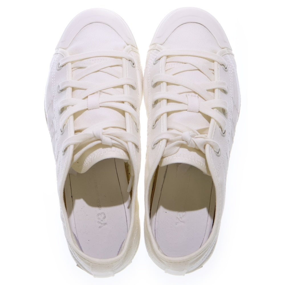 Y-3(ワイスリー) NIZZA LOW ニッツァ キャンバス ローカットスニーカー ホワイト US8.5/26.5cm IF2040