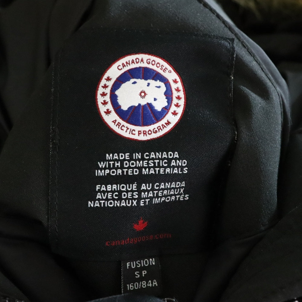 CANADA GOOSE(カナダグース) ROSSCLAIR PARKA ロスクレア ファー パーカー フーデッドダウンジャケット ブラック 2580LA