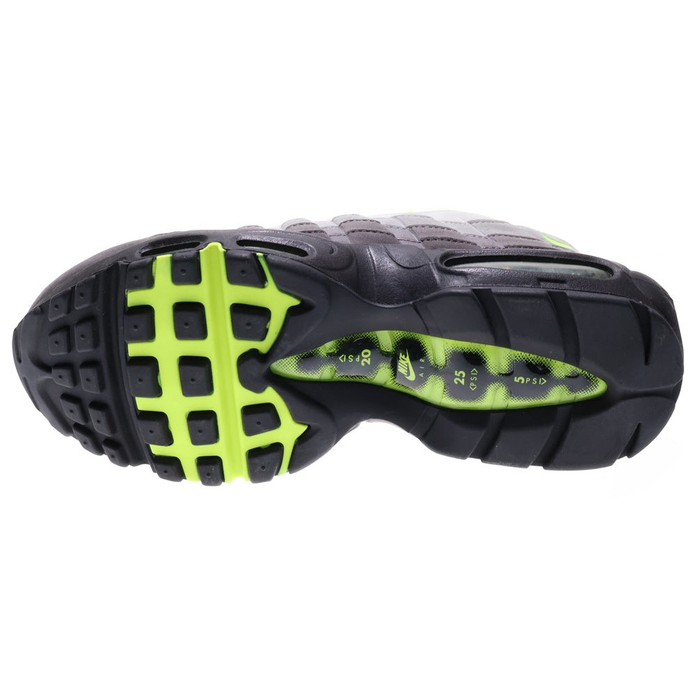 NIKE(ナイキ) AIR MAX 95 OG YELLOW GRADATION エアマックス イエローグラデ ローカットスニーカー レディース グレー/イエロー US6/24cm 554970-071