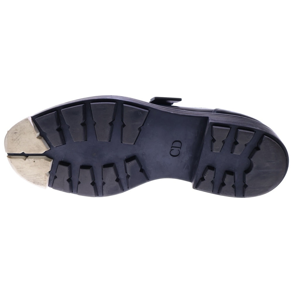 Dior HOMME(ディオールオム) ベルクロ レザー ドレスシューズ ブラック 15EBM