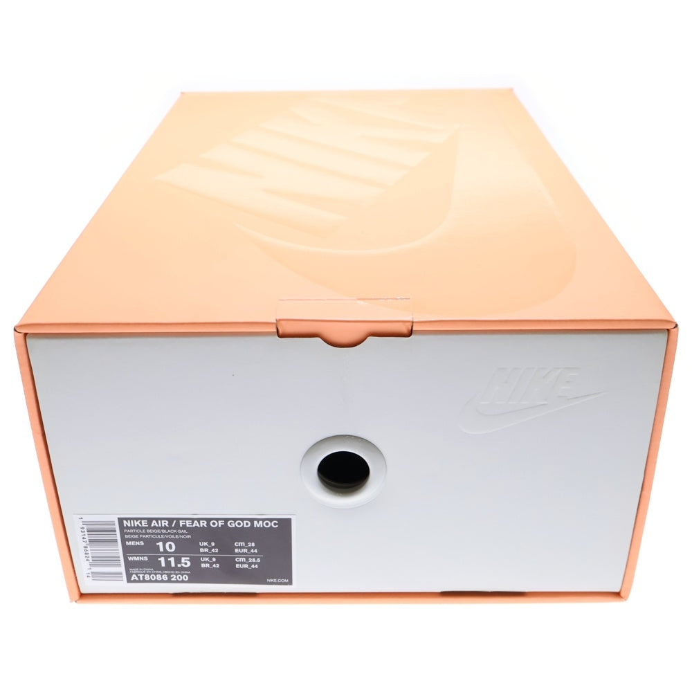 NIKE(ナイキ) ×FEAR OF GOD AIR MOC フィアオブゴッド エアモック ミッドカットスニーカー ベージュ US10/28cm AT8086-200