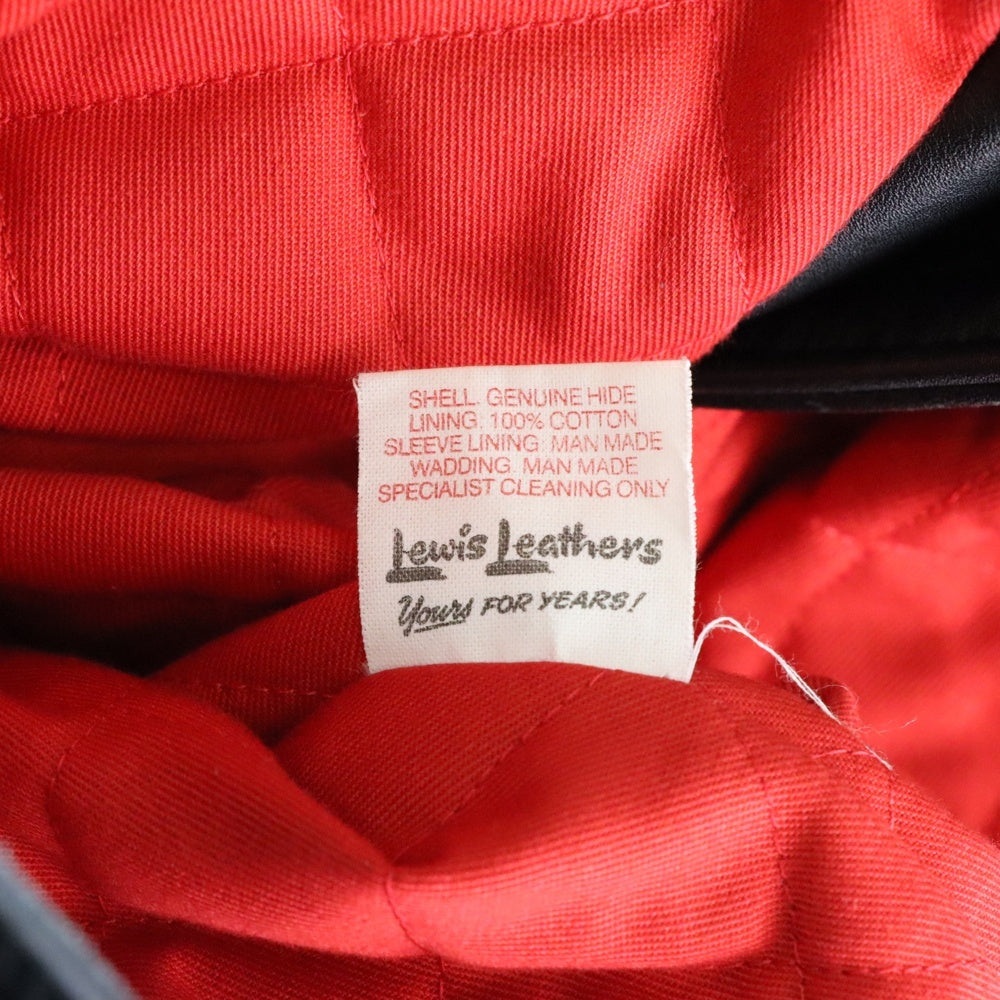 Lewis Leathers(ルイスレザー) LIGHTNING TIGHT FIT ライトニング タイトフィット レザージャケット ブラック