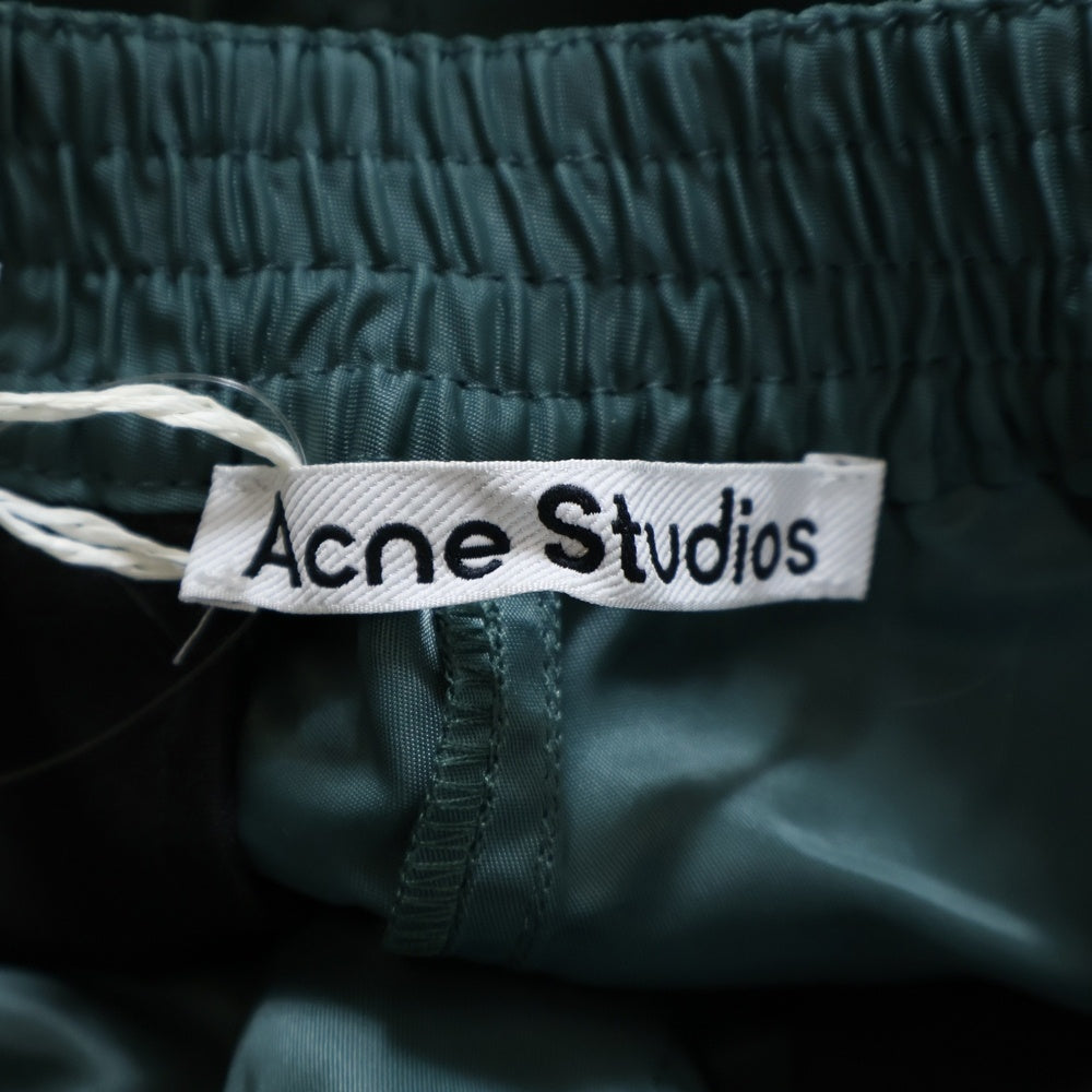 Acne Studios(アクネ ストゥディオズ) ナイロン イージーワイドカーゴパンツ グリーン SP-UX-TROU-000012-CK0079
