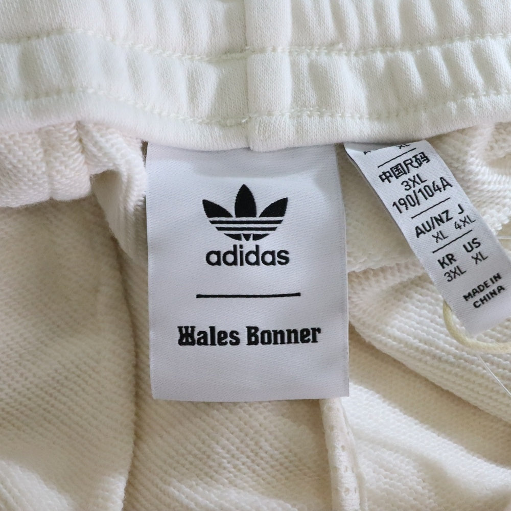 adidas(アディダス) 23AW ×WALES BONNER STATEMENT TRACKSUIT PANTS ウェールズ ボナー スタートメント トラックスーツ イージースウェットパンツ アイボリー IM8395