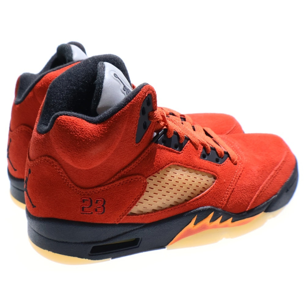 NIKE(ナイキ) WMNS AIR JODAN5RETRO DUNK ON MARS ウィメンズ エアジョーダン5 ダンク オン マーズ ハイカットスニーカー レッド US8/25cm DD9336-800