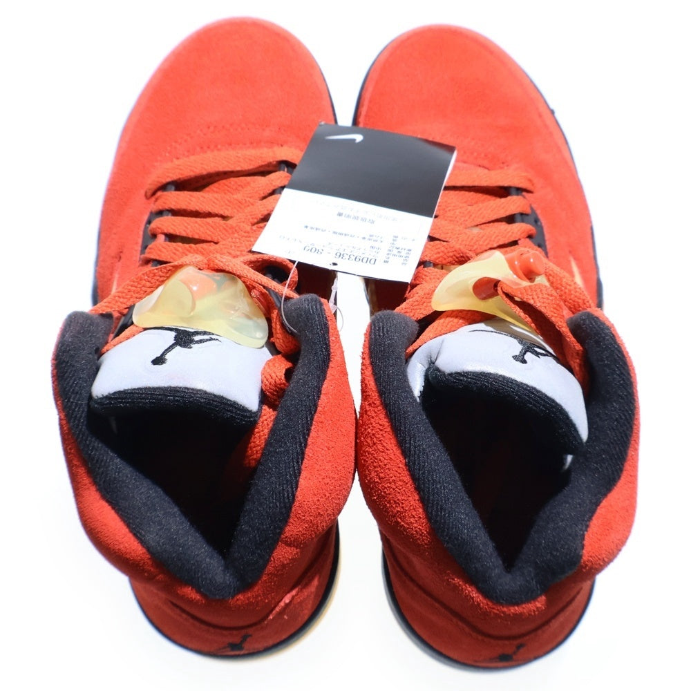 NIKE(ナイキ) WMNS AIR JODAN5RETRO DUNK ON MARS ウィメンズ エアジョーダン5 ダンク オン マーズ ハイカットスニーカー レッド US8/25cm DD9336-800