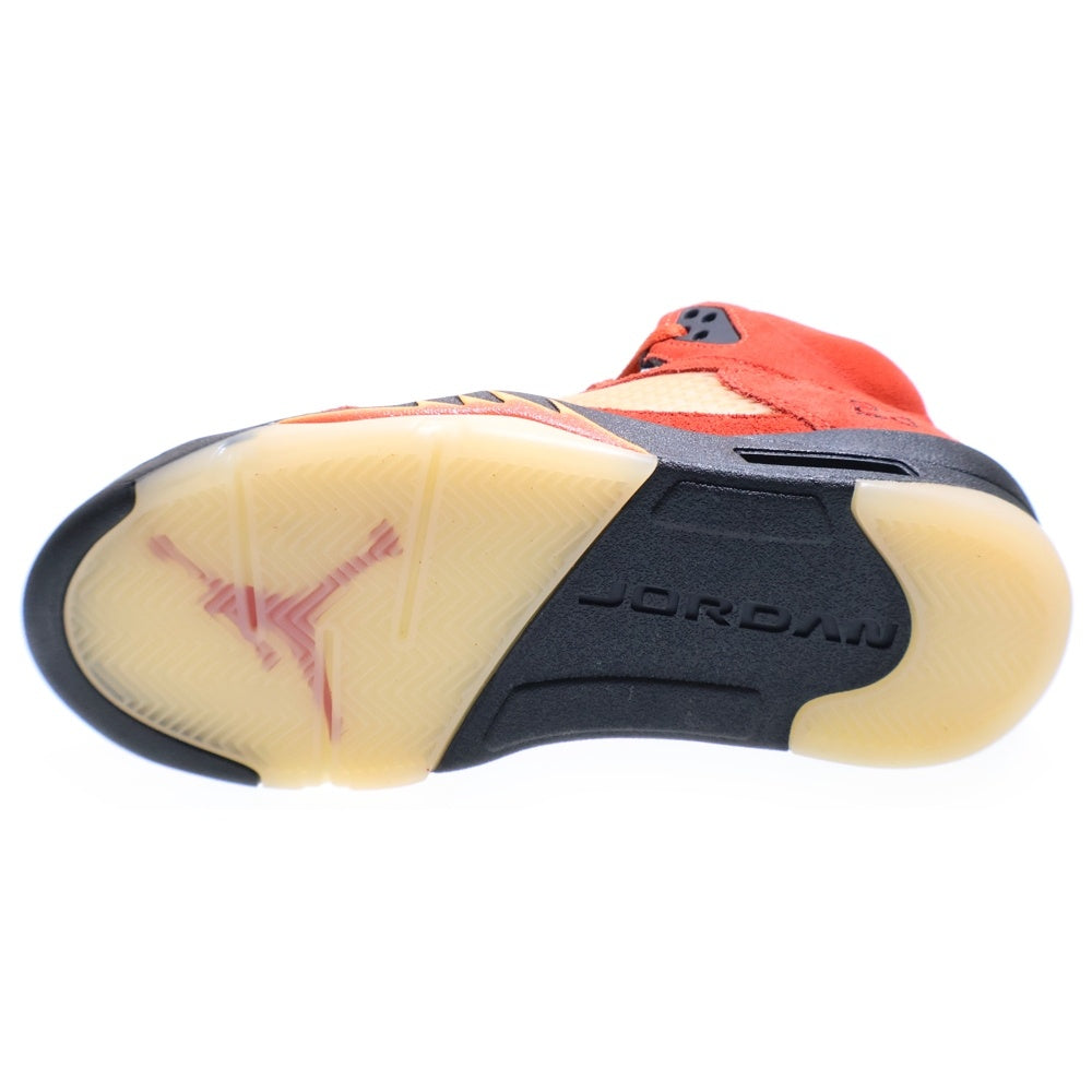 NIKE(ナイキ) WMNS AIR JODAN5RETRO DUNK ON MARS ウィメンズ エアジョーダン5 ダンク オン マーズ ハイカットスニーカー レッド US8/25cm DD9336-800