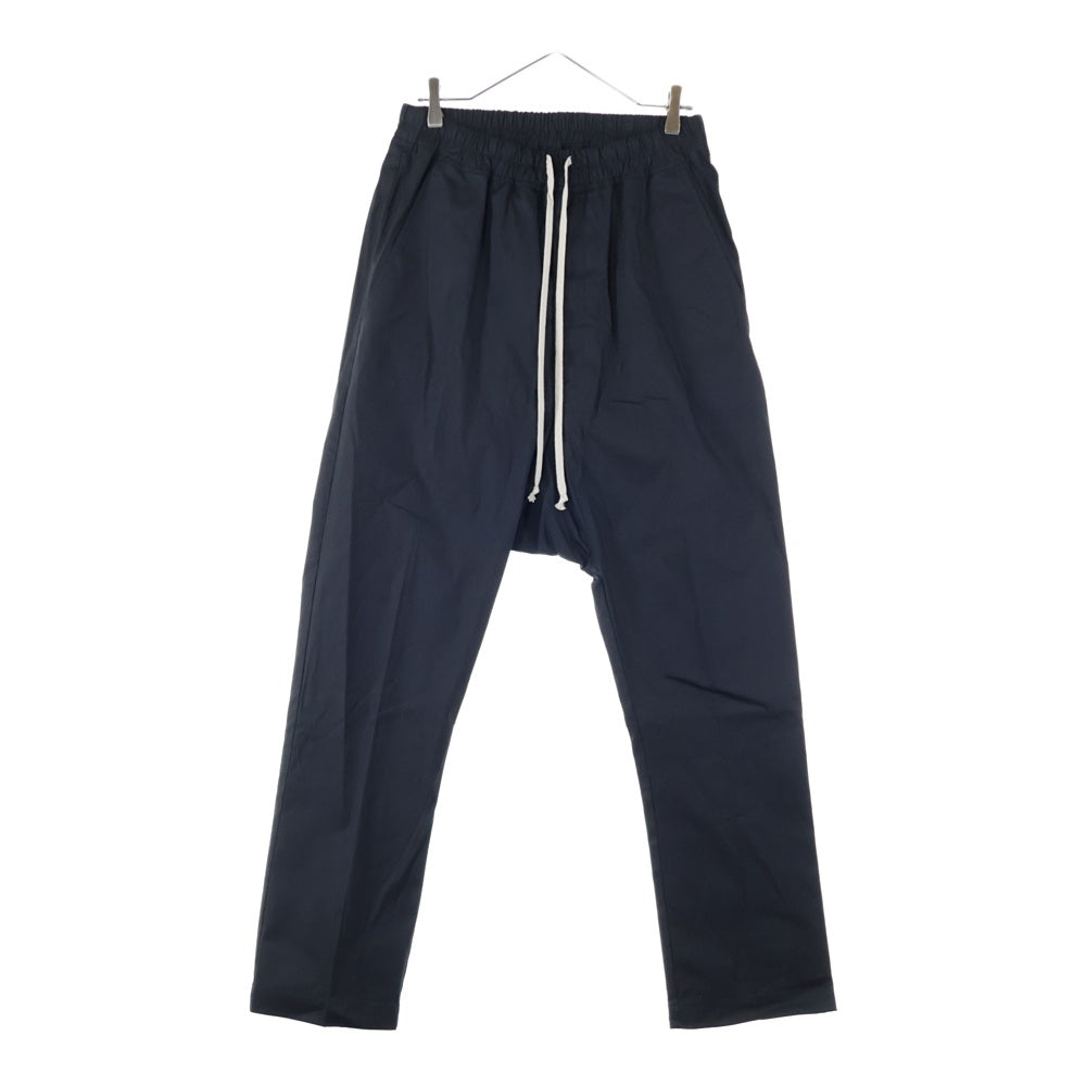 Rick Owens(リックオウエンス) 24SS DRAWSTRING LONG PANT ドローストリング マルチポケット ロングパンツ ブラック RU01D3380TE