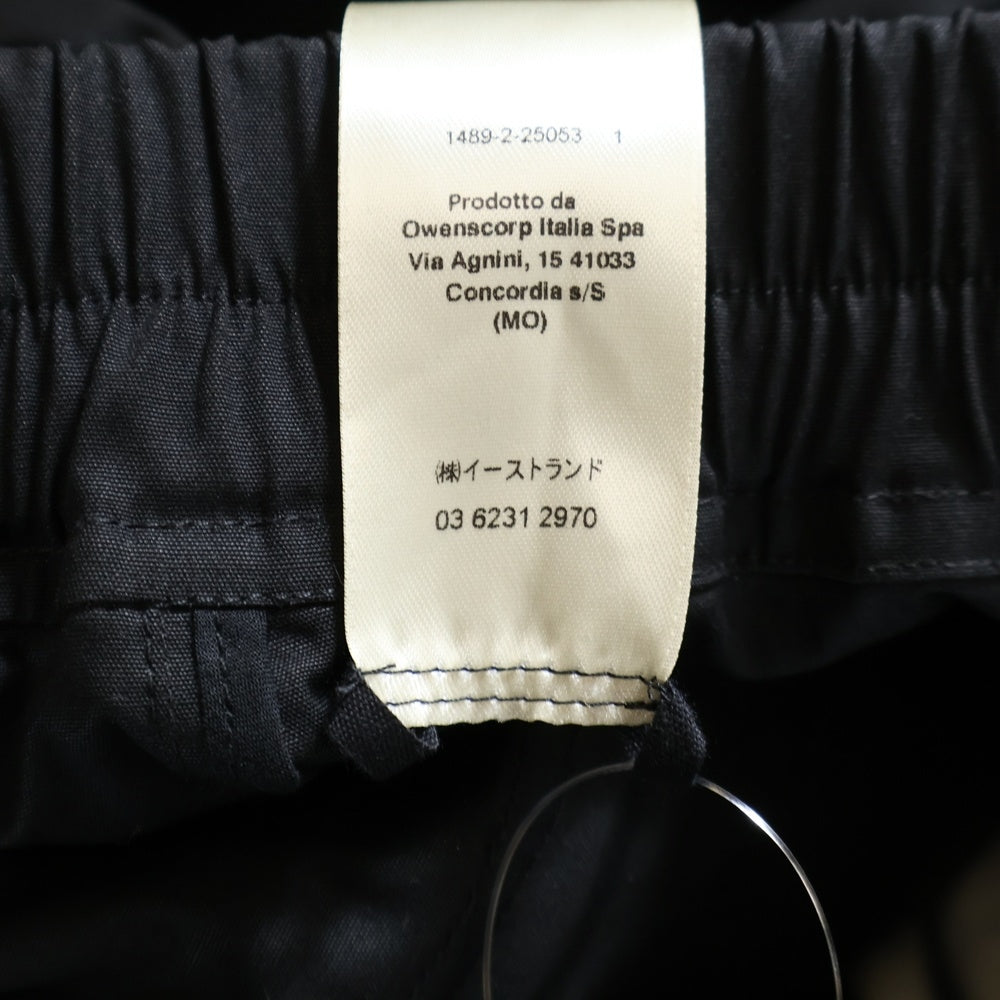 Rick Owens(リックオウエンス) 24SS DRAWSTRING LONG PANT ドローストリング マルチポケット ロングパンツ ブラック RU01D3380TE