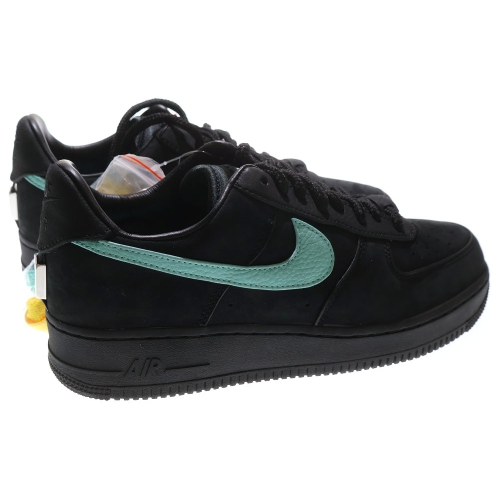 NIKE(ナイキ) ×TIFFANY&CO AIR FORCE 1 LOW 1837 BLACK DZ1382-001 ×ティファニー エアフォース1 ローカットスニーカー シューズ ブラック/ブルー US9.5/27.5cm