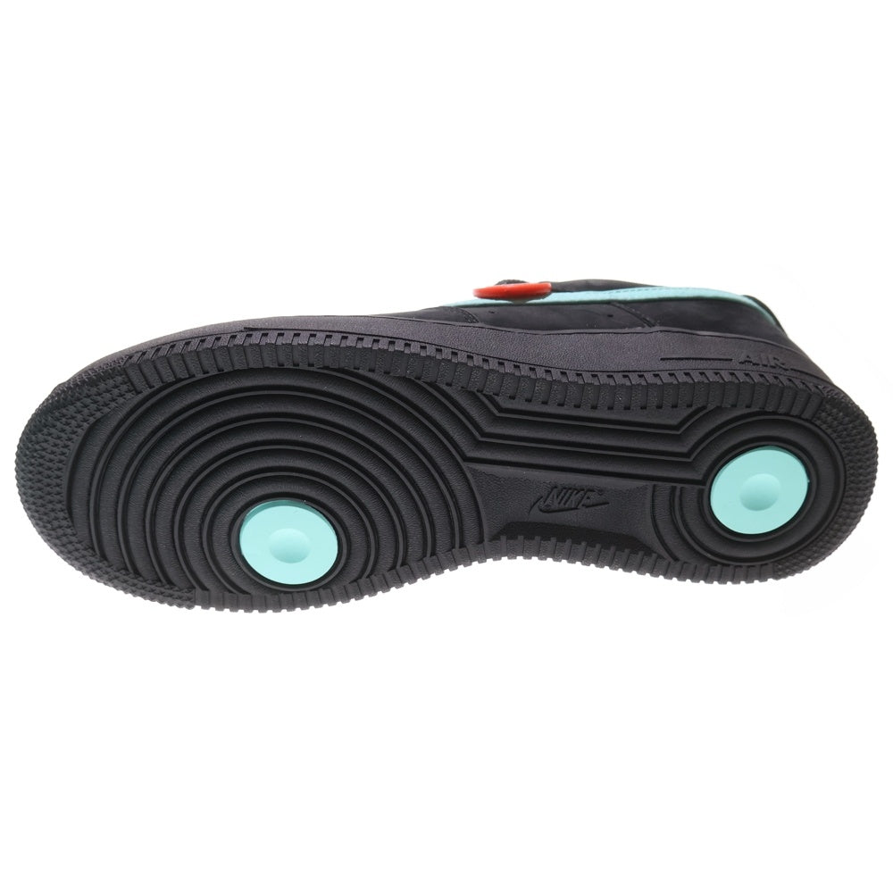 NIKE(ナイキ) ×TIFFANY&CO AIR FORCE 1 LOW 1837 BLACK DZ1382-001 ×ティファニー エアフォース1 ローカットスニーカー シューズ ブラック/ブルー US9.5/27.5cm