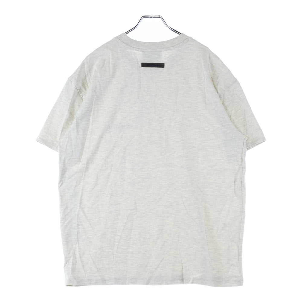 ESSENTIALS FEAR OF GOD(エッセンシャル フィアオブゴッド) Short-Sleeve Tee Light Heather Oatmeal ショート スリーブ ライト ヘザー オートミール ロゴプリント 半袖Tシャツ 125SU212062F