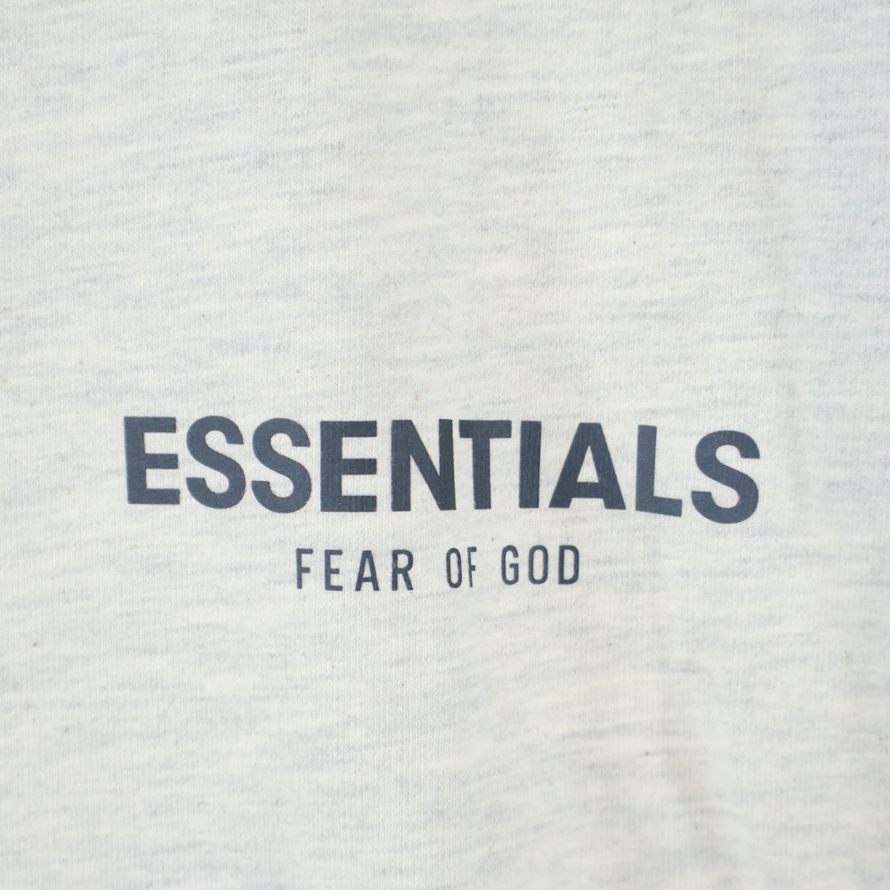 ESSENTIALS FEAR OF GOD(エッセンシャル フィアオブゴッド) Long-Sleeve Tee Light Heather Oatmeal ロング スリーブ ライト ヘザー オートミール ロゴプリント 長袖Tシャツ 125SU212082F