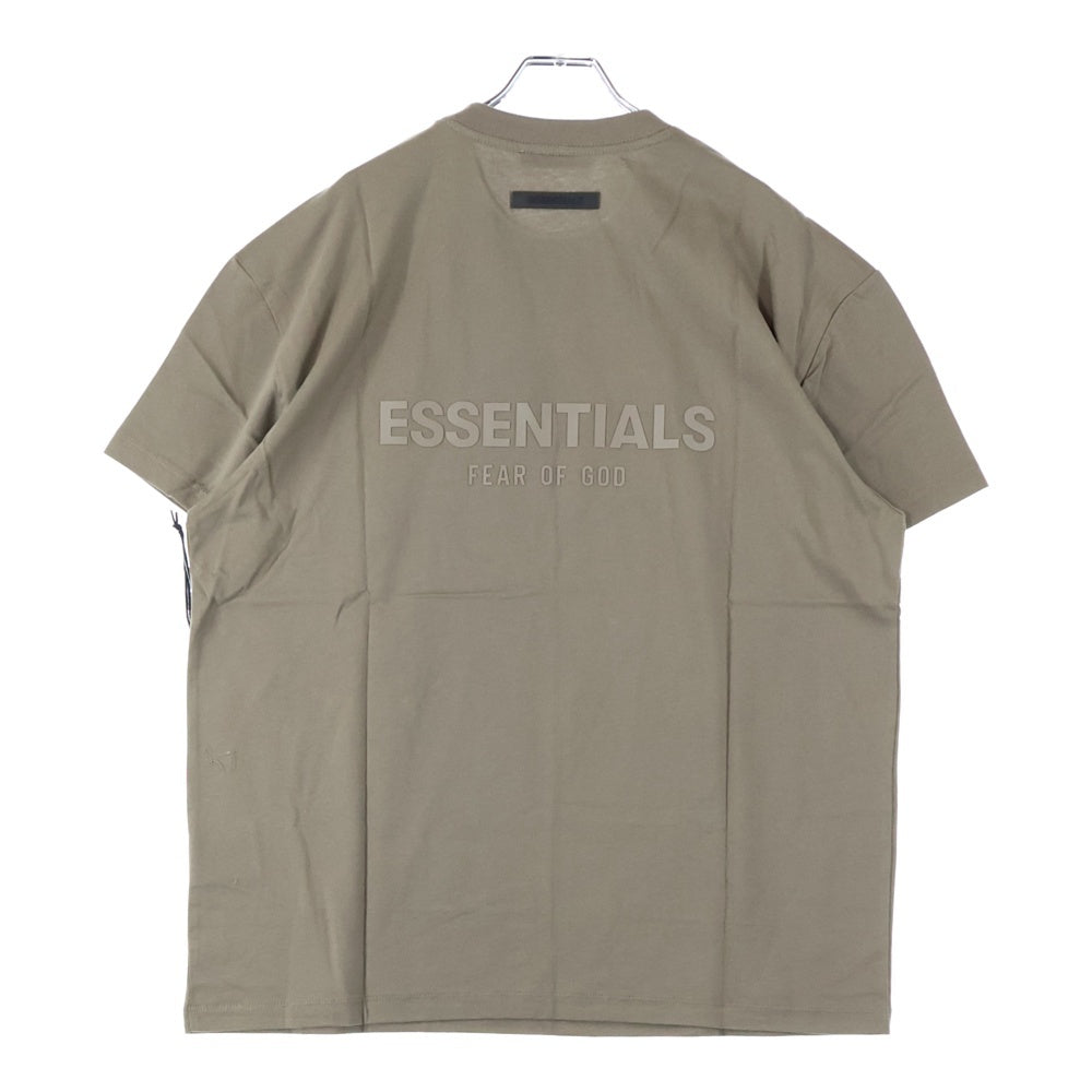 ESSENTIALS FEAR OF GOD(エッセンシャル フィアオブゴッド) Short-Sleeve Tee Harvest ショート スリーブ ハーベスト 背面ロゴプリント 半袖Tシャツ カットソー ブラウン 125SU212001F
