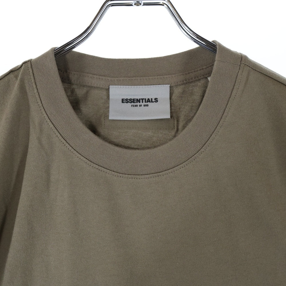 ESSENTIALS FEAR OF GOD(エッセンシャル フィアオブゴッド) Short-Sleeve Tee Harvest ショート スリーブ ハーベスト 背面ロゴプリント 半袖Tシャツ カットソー ブラウン 125SU212001F
