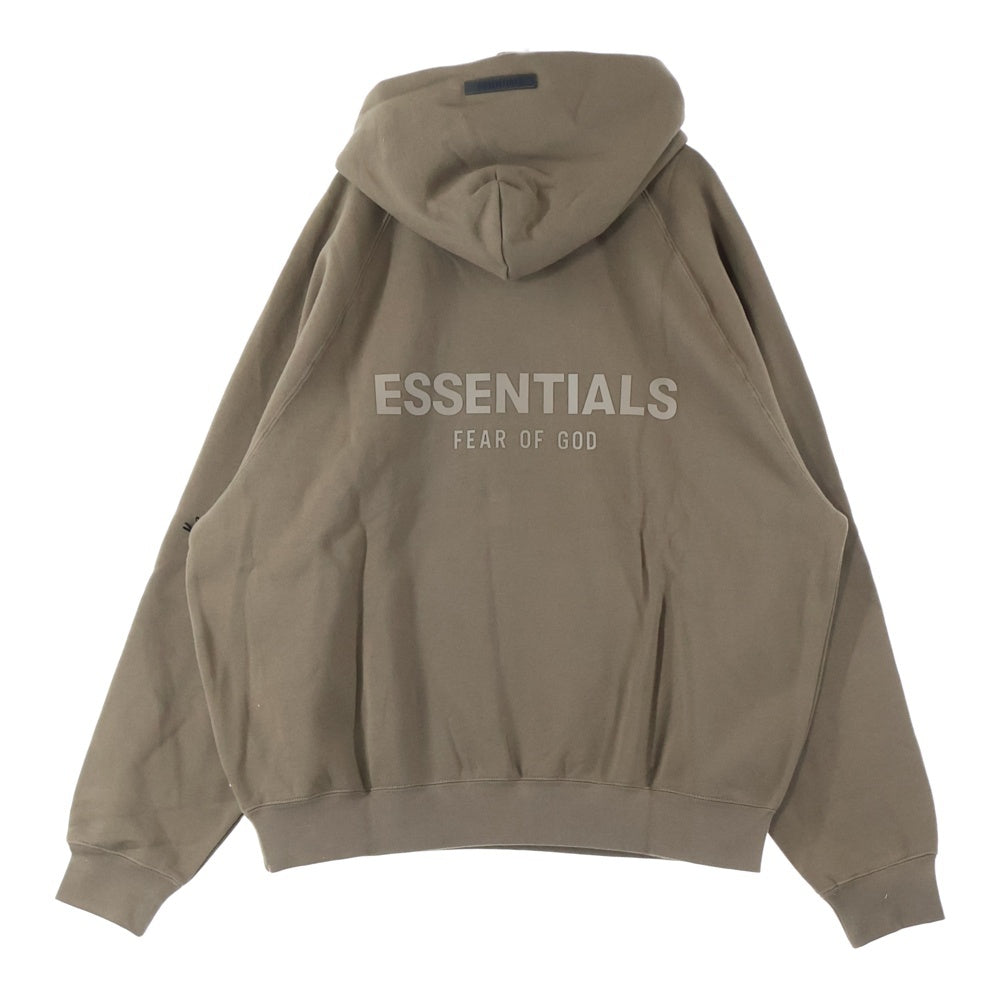 ESSENTIALS FEAR OF GOD(エッセンシャル フィアオブゴッド) Pullover Hoodie Harvest プルオーバー ハーベスト 背面ロゴプリント フーデット スウェットパーカー ブラウン 192SU212001F