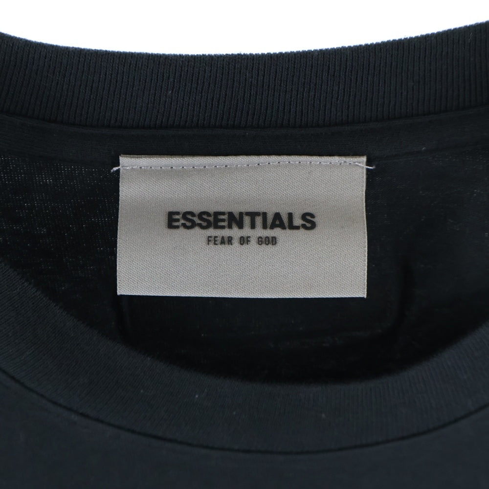 ESSENTIALS FEAR OF GOD(エッセンシャル フィアオブゴッド) Short-Sleeve Tee Black ショート スリーブ ブラック ロゴプリント 半袖Tシャツ カットソー ブラック 125SU212060F