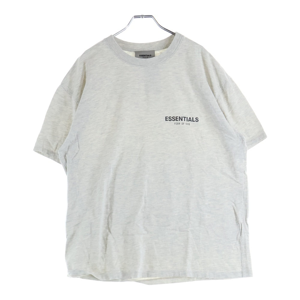 ESSENTIALS FEAR OF GOD(エッセンシャル フィアオブゴッド) Short-Sleeve Tee Light Heather Oatmeal ショート スリーブ ライト ヘザー オートミール ロゴプリント 半袖Tシャツ 125SU212062F