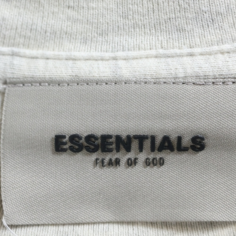 ESSENTIALS FEAR OF GOD(エッセンシャル フィアオブゴッド) Short-Sleeve Tee Light Heather Oatmeal ショート スリーブ ライト ヘザー オートミール ロゴプリント 半袖Tシャツ 125SU212062F