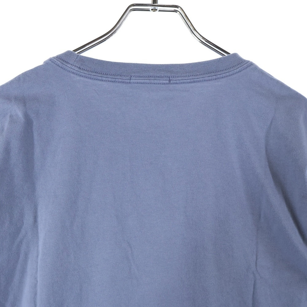 KITH(キス) BOX LOGO ELEVATION LS TEEボックスロゴ ロングスリーブTシャツ カットソー ブルー KHM032543