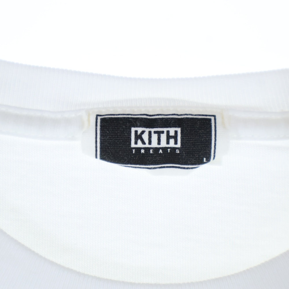 KITH(キス) Treats Cafe Tee White トリーツ カフェ ロゴプリント 半袖Tシャツ カットソー ホワイト KHT030083