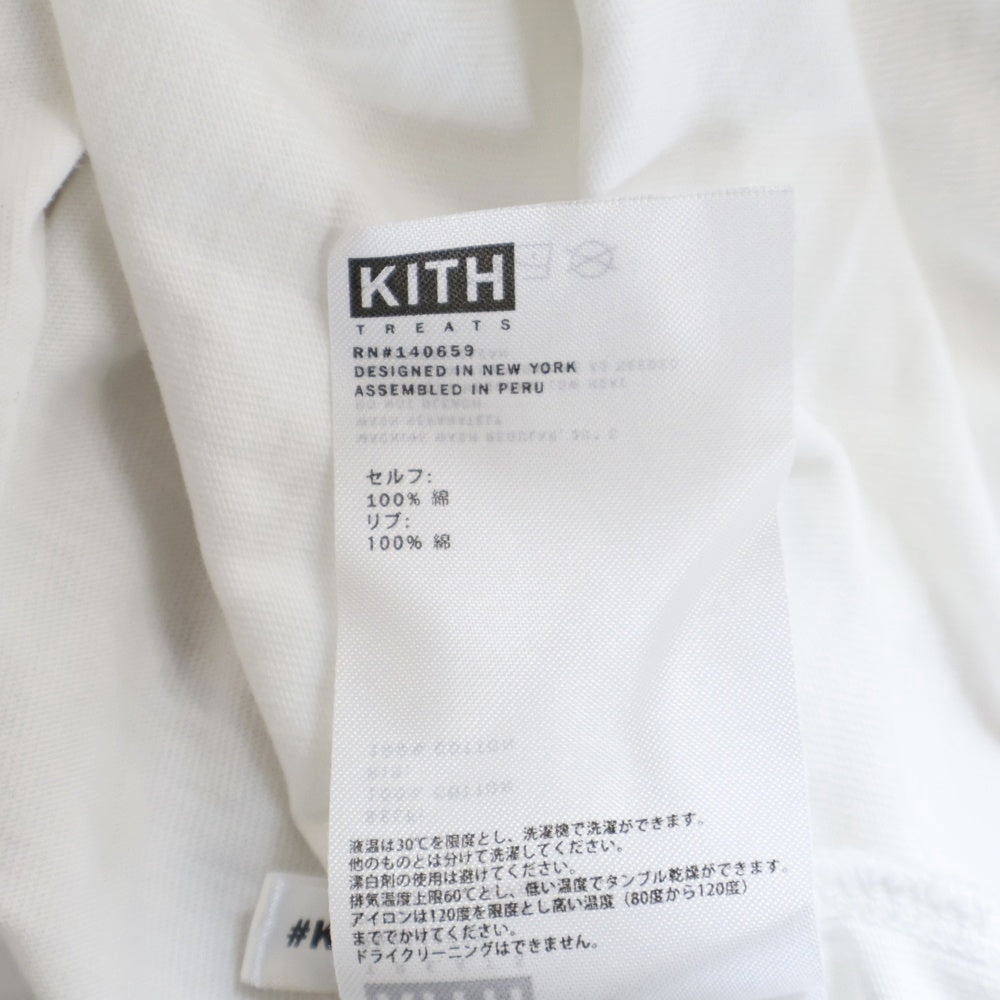 KITH(キス) Treats Cafe Tee White トリーツ カフェ ロゴプリント 半袖Tシャツ カットソー ホワイト KHT030083