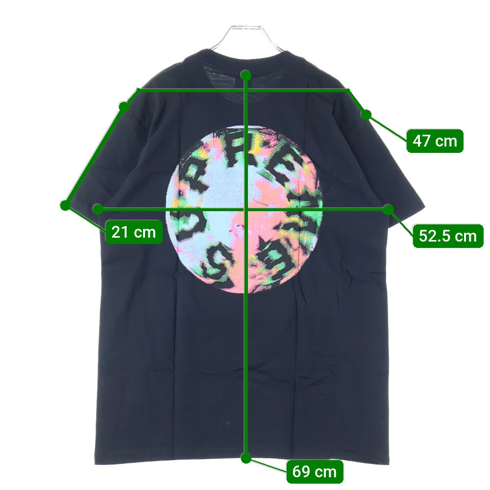 SUPREME(シュプリーム) 20SS Maeble Tee マーブルサークルロゴプリント 半袖Tシャツ カットソー ブラック