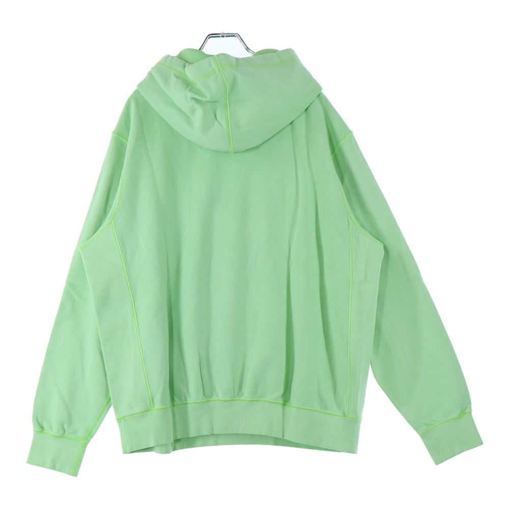 AWAKE NY(アウェイク ニューヨーク) ロゴエンブロイダリー フーデットスウェットパーカー グリーン