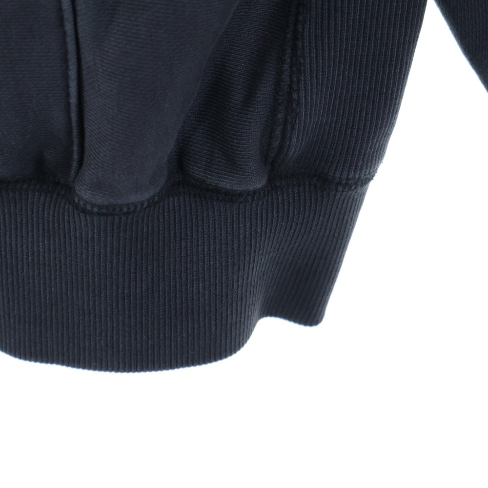 AWAKE NY(アウェイク ニューヨーク) ロゴエンブロイダリー フーデットスウェットパーカー ブラック