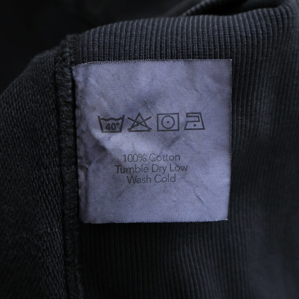 AWAKE NY(アウェイク ニューヨーク) ロゴエンブロイダリー フーデットスウェットパーカー ブラック