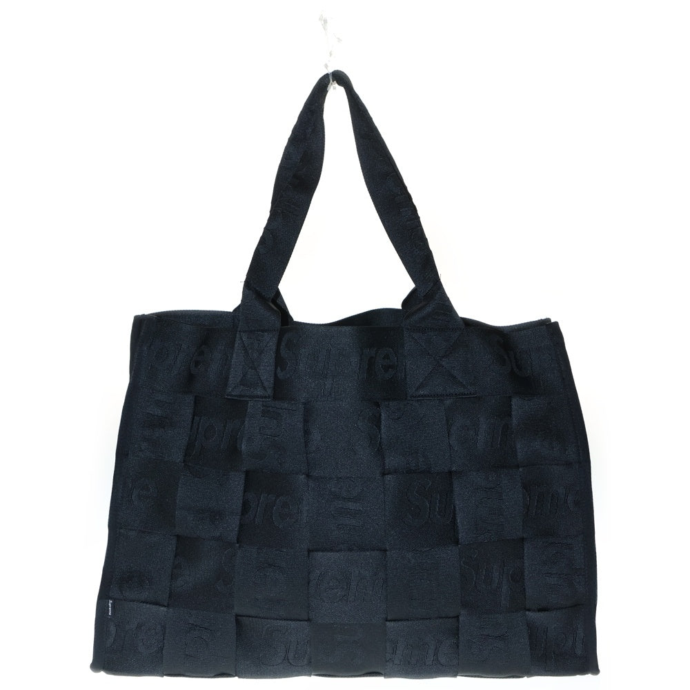 SUPREME(シュプリーム) 23SS Woven Large Tote ウォーブンラージトート ハンドバック ブラック