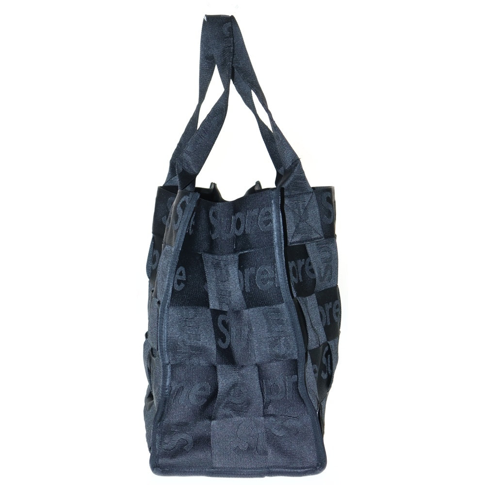 SUPREME(シュプリーム) 23SS Woven Large Tote ウォーブンラージトート ハンドバック ブラック