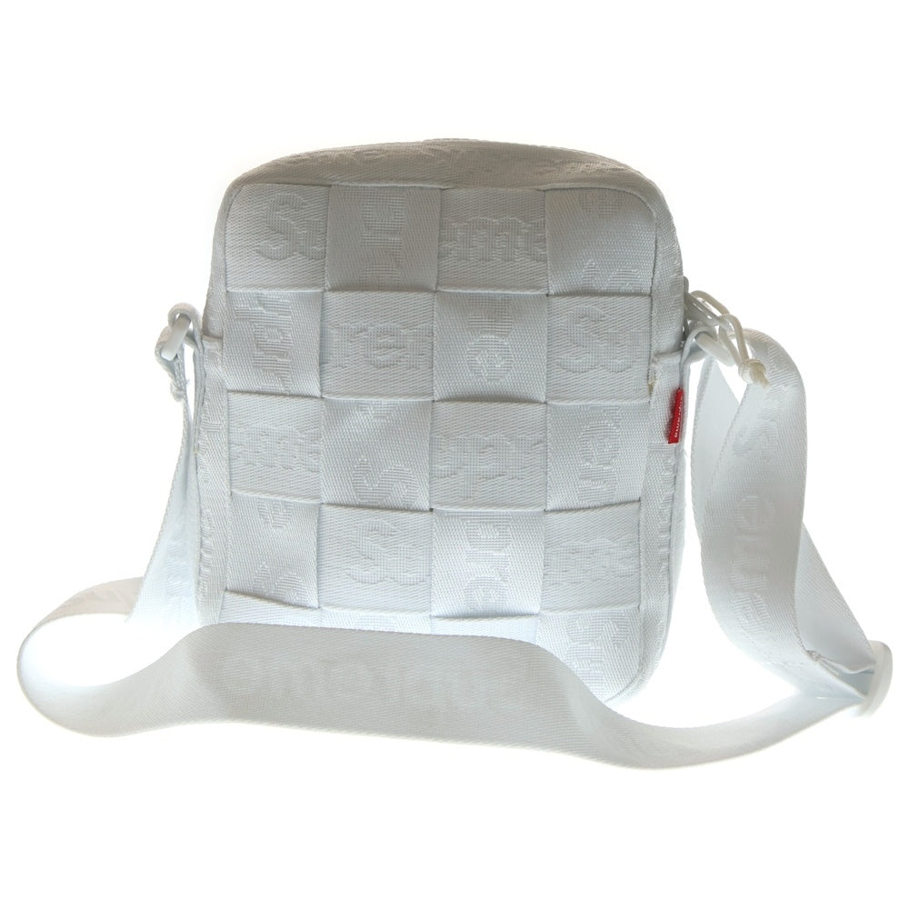 SUPREME(シュプリーム) 23SS Woven Shoulder Bag ウォーブンショルダーバック ホワイト