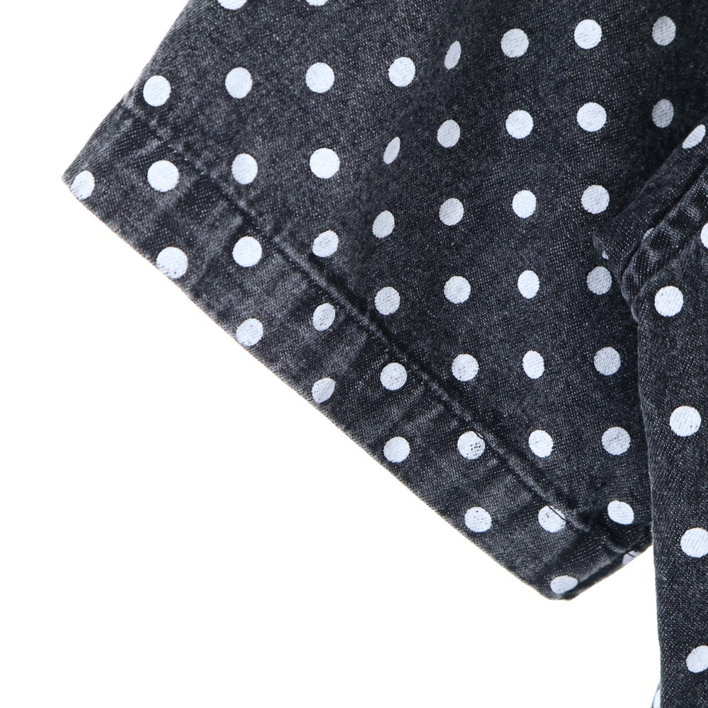 SUPREME(シュプリーム) 18SS Polka Dot Denim Shirt ポルカドット デニム半袖シャツ ブラック