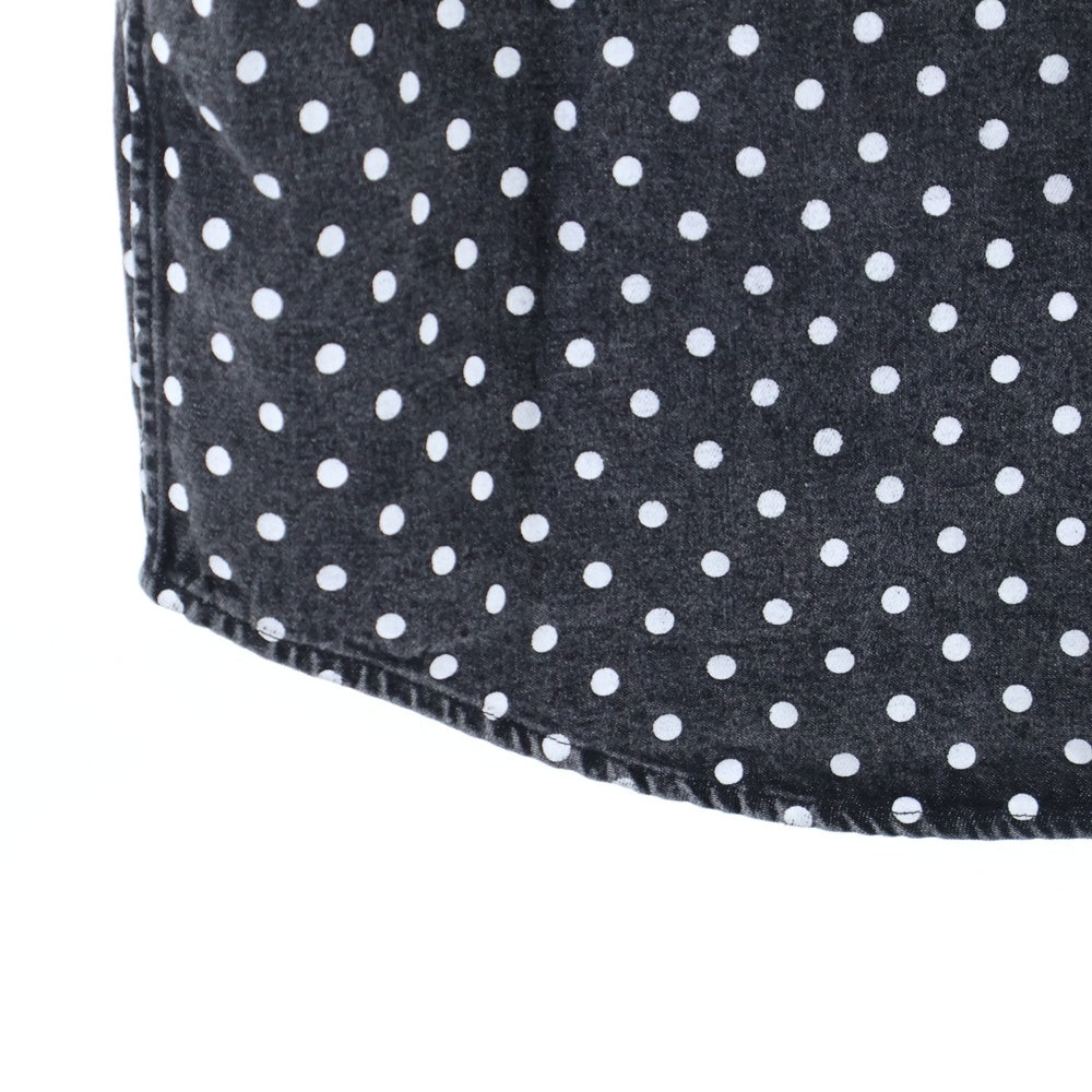 SUPREME(シュプリーム) 18SS Polka Dot Denim Shirt ポルカドット デニム半袖シャツ ブラック