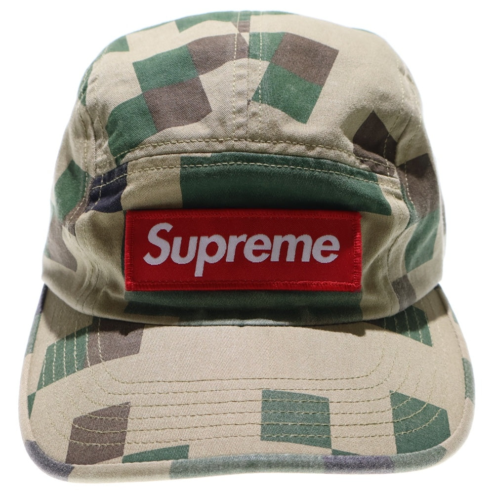 SUPREME(シュプリーム) 20AW Military Camp Cap ミリタリー キャンプ カモ柄キャップ 帽子 カーキ