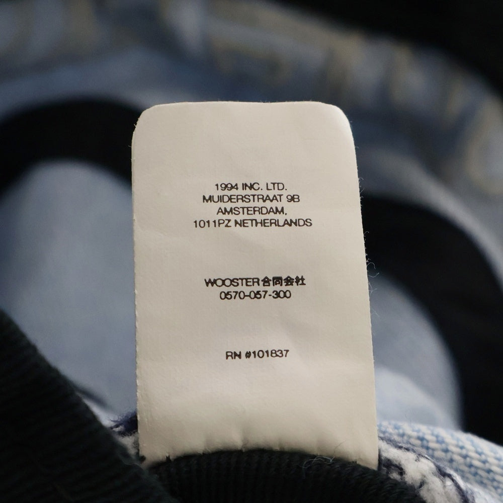 SUPREME(シュプリーム) 23SS Outline Crusher Denim アウトライン クラッシャー デニムバケットハット 帽子 インディゴ