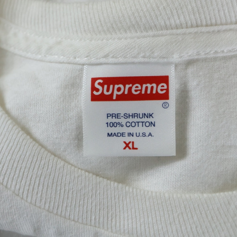 SUPREME(シュプリーム) 21SS Wheaties Tee ウィティーズ クルーネック半袖プリントTシャツ カットソー ホワイト