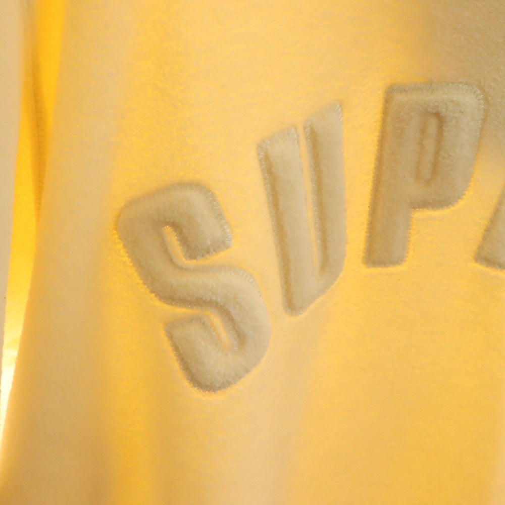 SUPREME(シュプリーム) 18AW Polartec Hooded Sweatshirt ポーラテック フーデッド プルオーバースウェットパーカー フーディー アイボリー