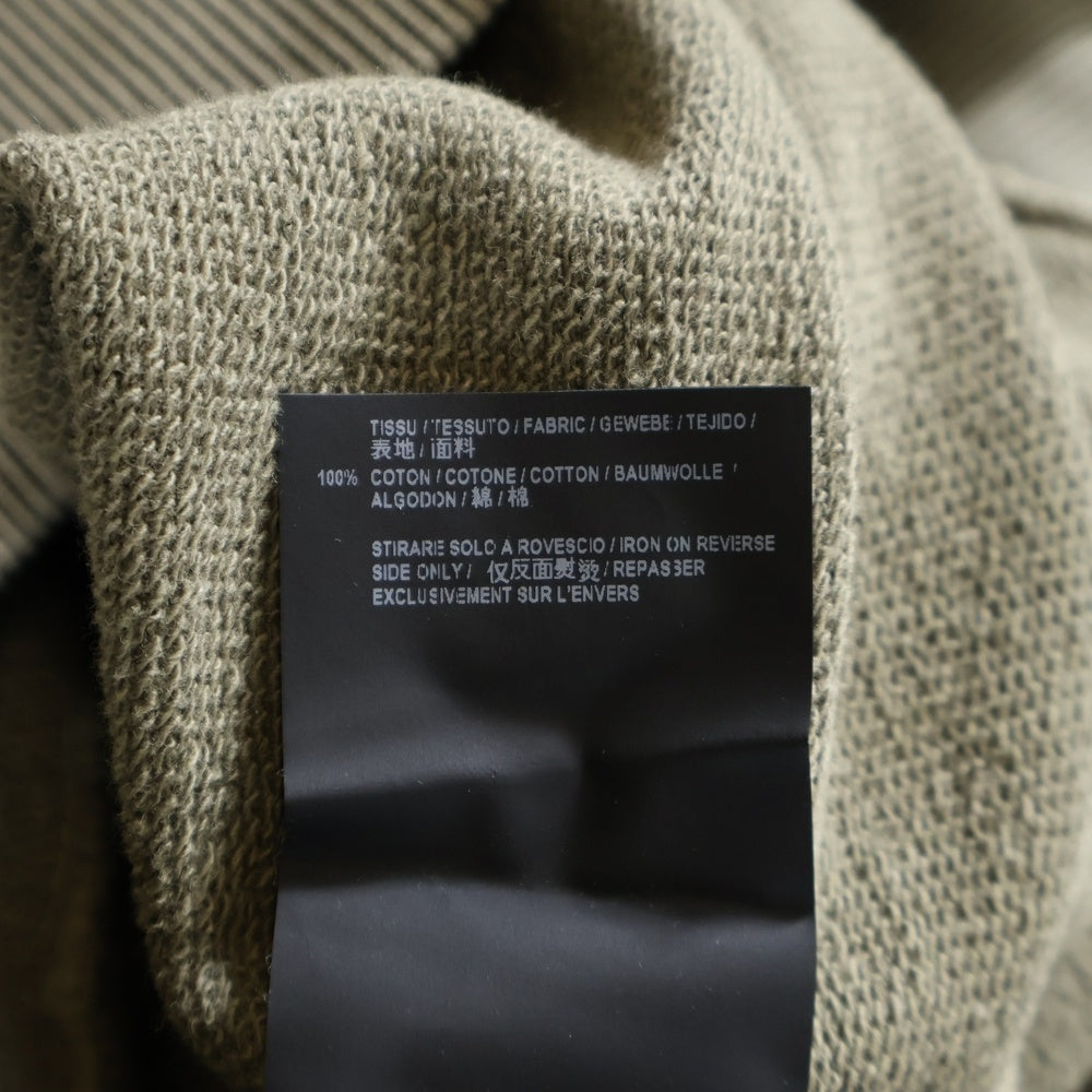 SAINT LAURENT PARIS(サンローランパリ) フロントロゴ刺繍 プルオーバースウェットパーカー フーディー カーキ 532119 YB2WY