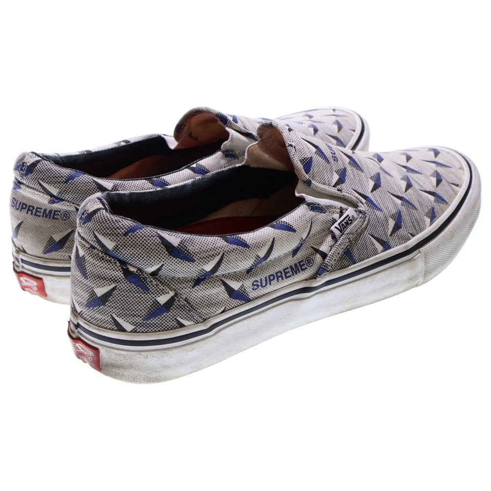SUPREME(シュプリーム) 19SS ×VANS Diamond Plate Slip-On Pro バンズ ダイヤモンド プレート スリッポン プロ ローカットスニーカー ホワイト US10.5/28.5cm
