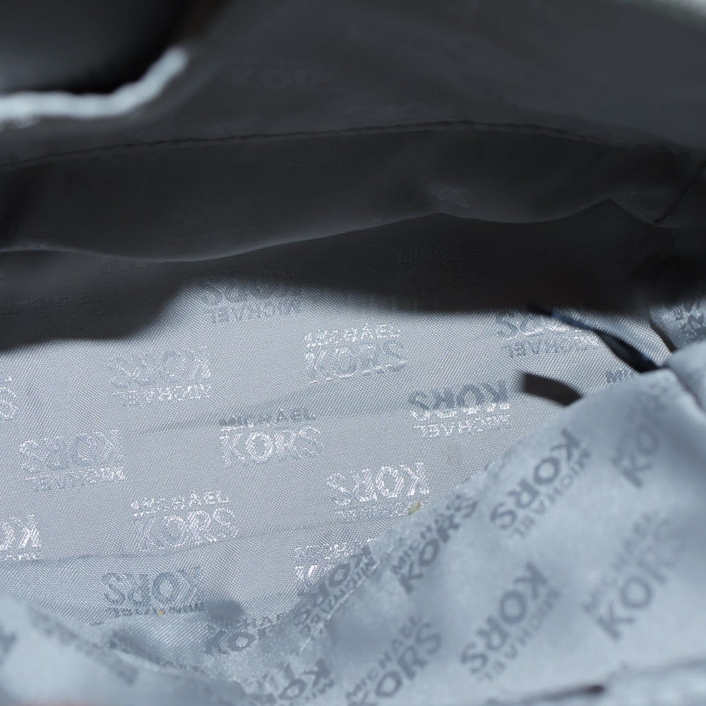 MICHAEL KORS(マイケルコース) ジオメトリックパターン レザー パンチング バッグパック レディース グレー 35H7SAYB1T