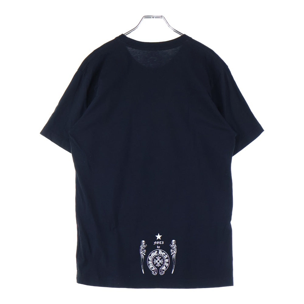 CHROME HEARTS(クロムハーツ) FOTI S/S フォティ ロゴプリント クルーネック 半袖 Tシャツ カットソー ブラック
