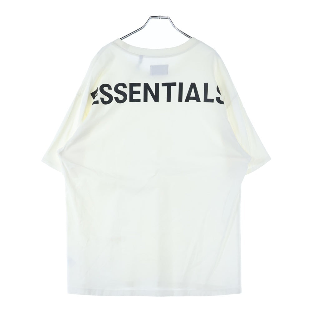 FEAR OF GOD ESSENTIALS(フィアオブゴッド エッセンシャルズ) 両面ロゴプリント クルーネック半袖Tシャツ カットソー ホワイト