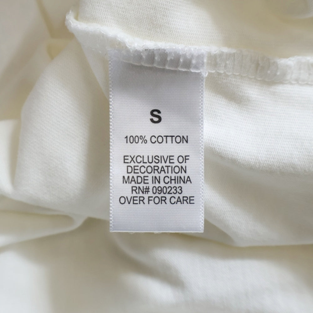 FEAR OF GOD ESSENTIALS(フィアオブゴッド エッセンシャルズ) 両面ロゴプリント クルーネック半袖Tシャツ カットソー ホワイト