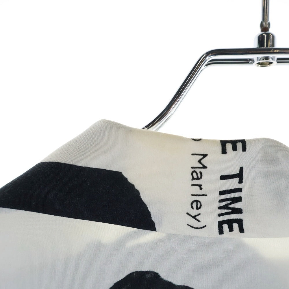 WACKO MARIA(ワコマリア) 20SS BOB MARLEY S/S HAWAIIAN SHIRT ボブマーリー フォトプリント 半袖ハワイアンシャツ アロハシャツ ホワイト/ブラック BOBMARLEY-WM-HI03