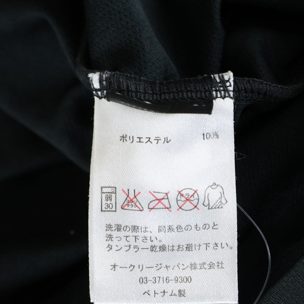 OAKLEY(オークリー) フロントロゴ フィットネス 長袖Tシャツ カットソー ブラック 454414JP