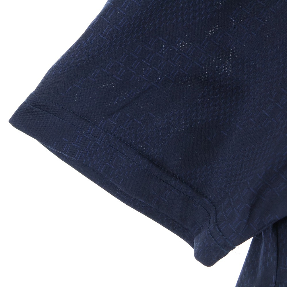 OAKLEY(オークリー) ENHANCE SS POLO JACQUARD エンハンス ロゴプリント 半袖ポロシャツ ネイビー FOA402419